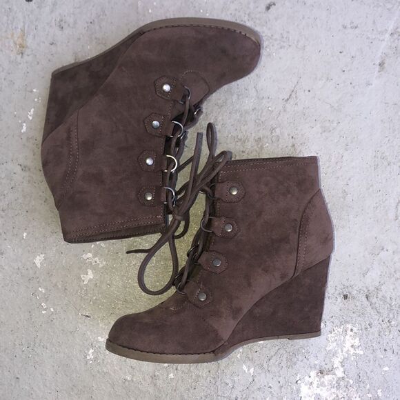 Madden Girl wedge booties - Picture 2 of 7